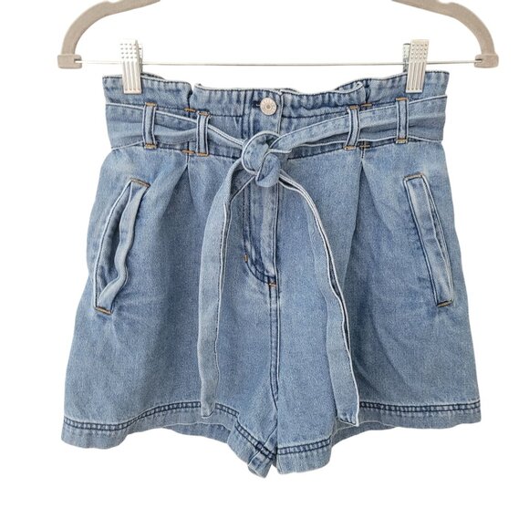 Rails Pants - Rails Belle Paperbag Sorrento Wash High-Rise Denim Jean Shorts Womens Size S \